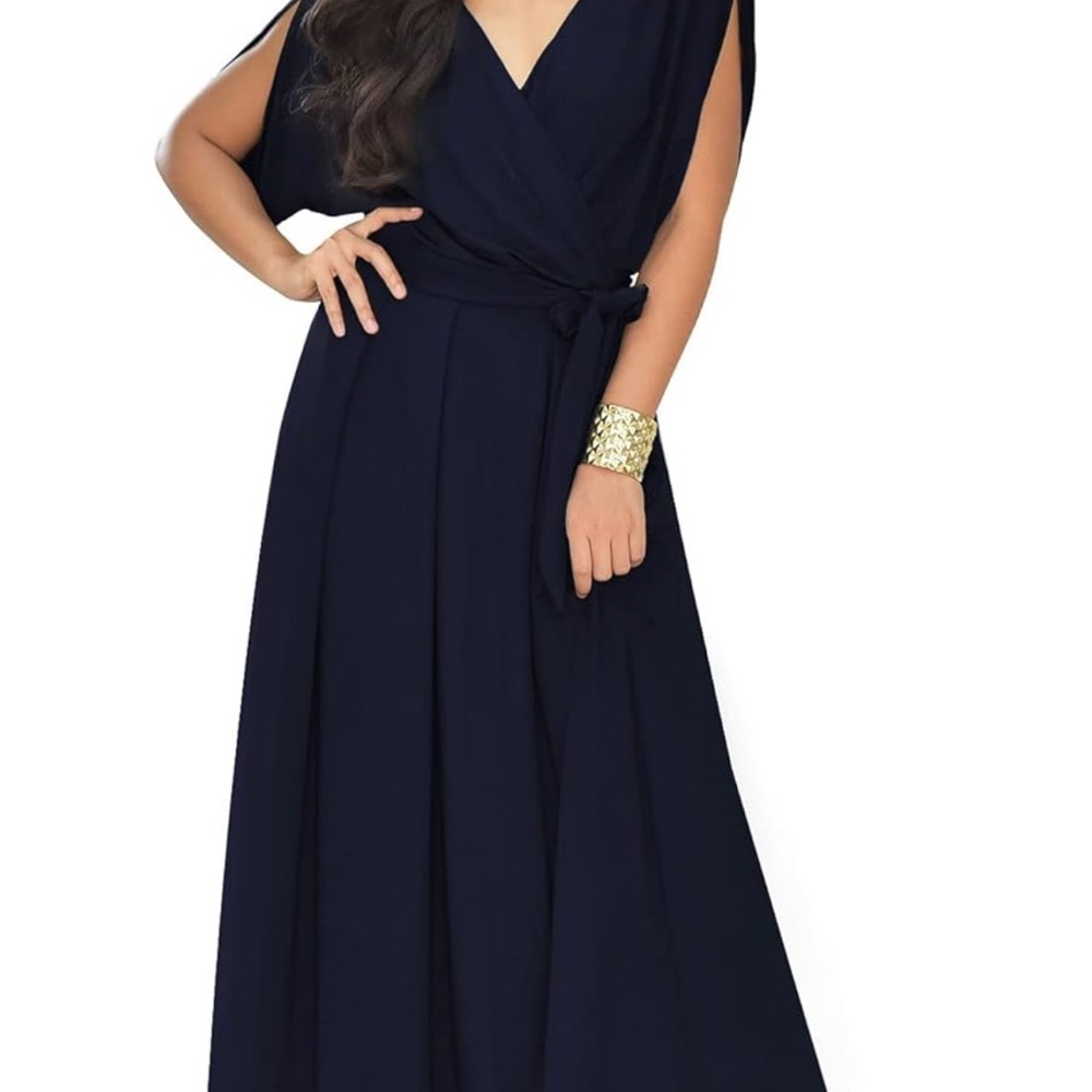 Elegant Navy Blue Dress